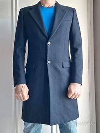 Cappotto Prada uomo in lana nero 48