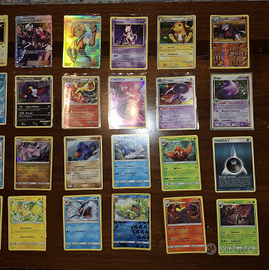 Lotto 40 carte Pokemon rare