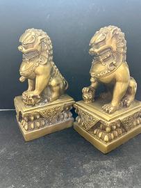 Cani di fo cina bronzo