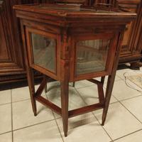 antica vetrina inglese da the 