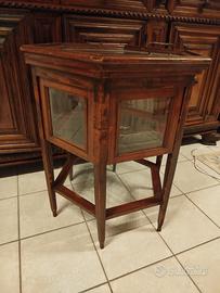 antica vetrina inglese da the 