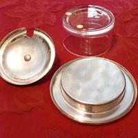 Formaggiera silver plated Zanetto 