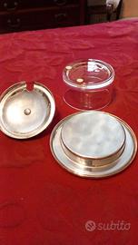 Formaggiera silver plated Zanetto 