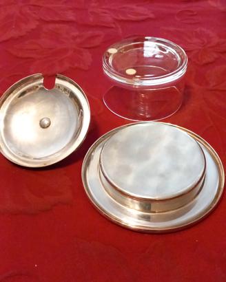 Formaggiera silver plated Zanetto 
