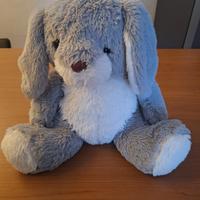 Peluche coniglio bianco e grigio🐰 mai usato nuovo