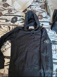 Felpa Calvin Klein nera taglia s