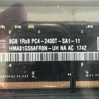 2x8 Gb RAM SK Hynix certificata APPLE