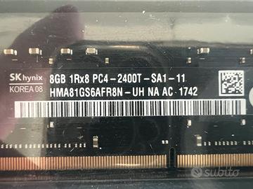 2x8 Gb RAM SK Hynix certificata APPLE