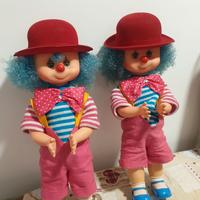 2 bambole Clown Ceccon