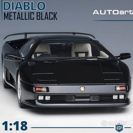 Modellino LAMBORGHINI DIABLO SE30 Nera Scala 1:18