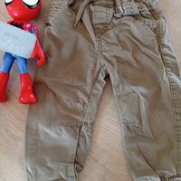 Pantaloni color cachi taglia 86 cm 