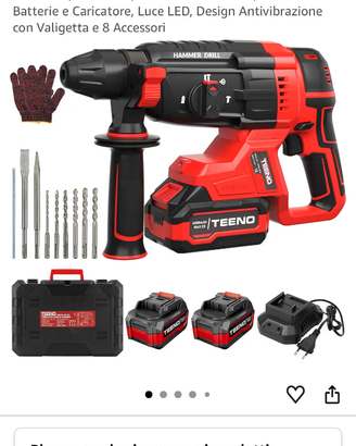 Tassellatore 2 volt 2 batterie 4ah