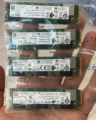 Stock 4x SSD M.2 NVMe Intel 660p 512GB - Perfetti