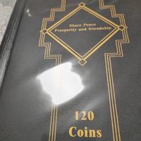 Album per collezionare monete in oblò  più 50 oblò