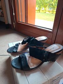 Sandali con zeppa donna Airstep vera pelle 37 nuov