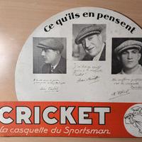 pubblicità da banco cricket