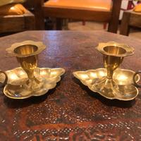 Antiche bugie in ottone arte sacra