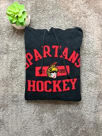 Felpa Spartans Hockey Nera come nuova