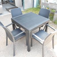 Set completo di un tavolo