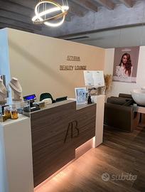 bancone Reception con illuminazione led