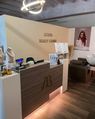 bancone Reception con illuminazione led