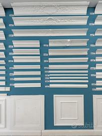 stucchi decorativi in gesso, modanature, cornici