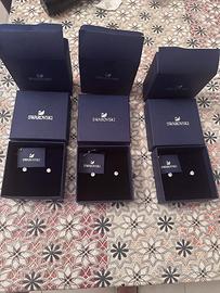 Orecchini Swarovski punto luce x3