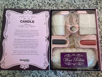 Set per creazione di candele con libro in inglese