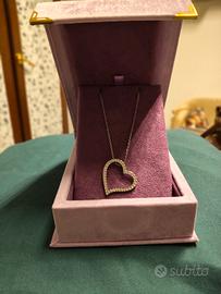 Collana cuore Swarosky 