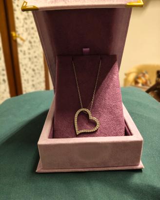 Collana cuore Swarosky 