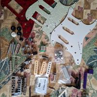 mix pezzi ricambio chitarra elettrica