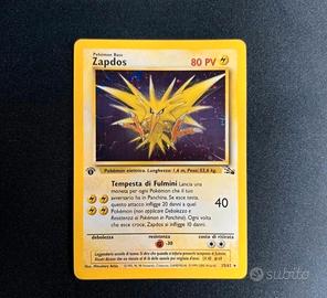 Zapdos fossil prima edizione 15/62 holo