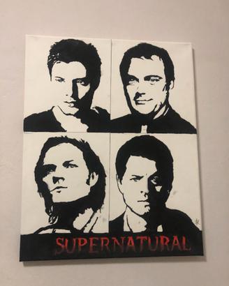 Dipinto a mano SUPERNATURAL firmato / autenticato