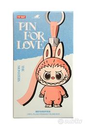 Labubu Pop Mart Pin For Love Blu