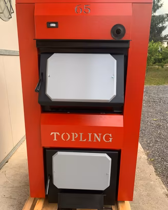 CALDAIA A LEGNA F. LIBERA"TOPLING"mod.TKP da 65kw