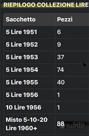 Monete  lire