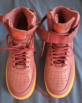 NIKE Air Force 1 Hi Night Maroon N.39 UK 5.5
