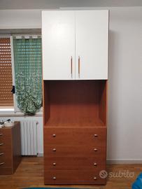 Armadio con cassettiera