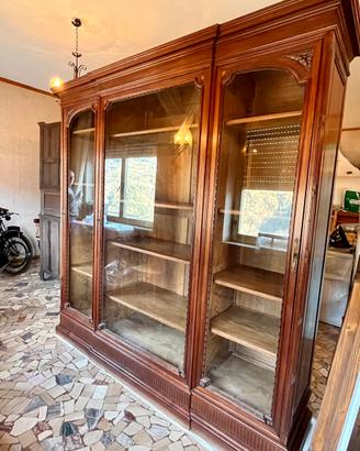Libreria francese dell’800 in rovere