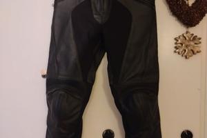 DAINESE pantalone pelle e tessuto tecnico TG 44