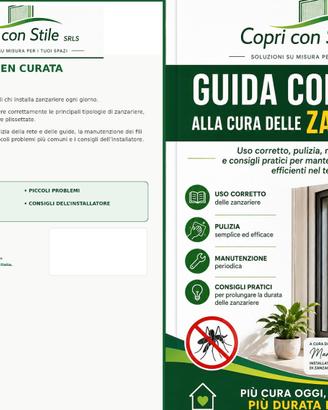 Guida alla manutenzione delle zanzariere