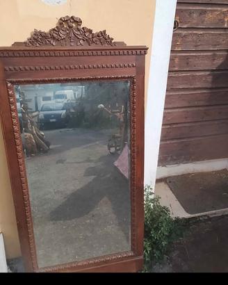 specchio bisellato antico