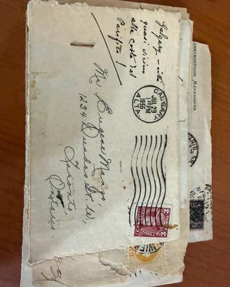 Cartoline e francobolli anni 1930