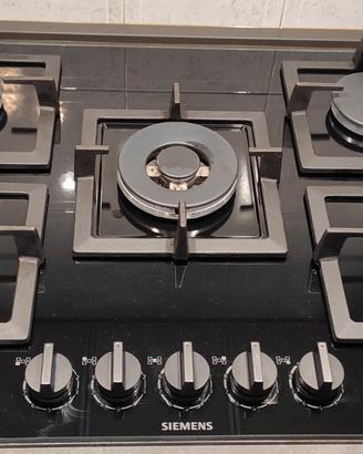GAS Piano Cottura Siemens 75cm 5 fuochi Turbo Wok