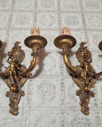 coppia di applique 