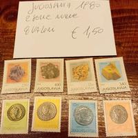 Terza parte di francobolli nuovi della Jugoslavia 