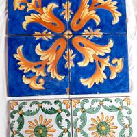 PIASTRELLE STILE MAIOLICA VINTAGE