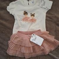 Completo bambina Mayoral – T-shirt e gonna | 6m