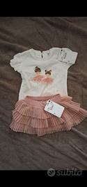 Completo bambina Mayoral – T-shirt e gonna | 6m