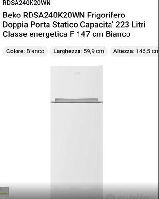 Frigorifero con freezer NUOVO imballato